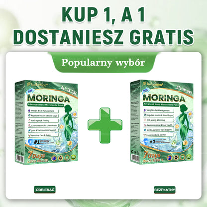 Moauou® Moringa × Berberyna × AMPK 10-w-1 Wsparcie metaboliczne, plaster z nanotechnologią mikroigłową  (Wystarczy raz dziennie, widoczne efekty w 7 dni) ✅ Na otyłość, wiotką skórę, cukrzycę, bezdech senny, problemy ze stawami i wiele innych 🔥