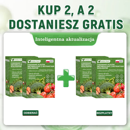 👨‍⚕️Zalecana przez lekarza kombinacja | 🥬𝐴𝑁𝐺𝐸𝐿𝑇𝑅𝐴𝑃® Daily Vegetable Metabolic Patch · 39 Warzyw + Zielonych Roślin · Witaminy A–E · Plaster wspierający metabolizm i detoks
